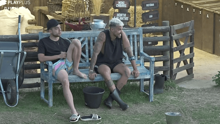 A Fazenda 12: Lipe compara Lucas com o ex-BBB Pyong e dá puxão de orelha no peão: "Confiança"