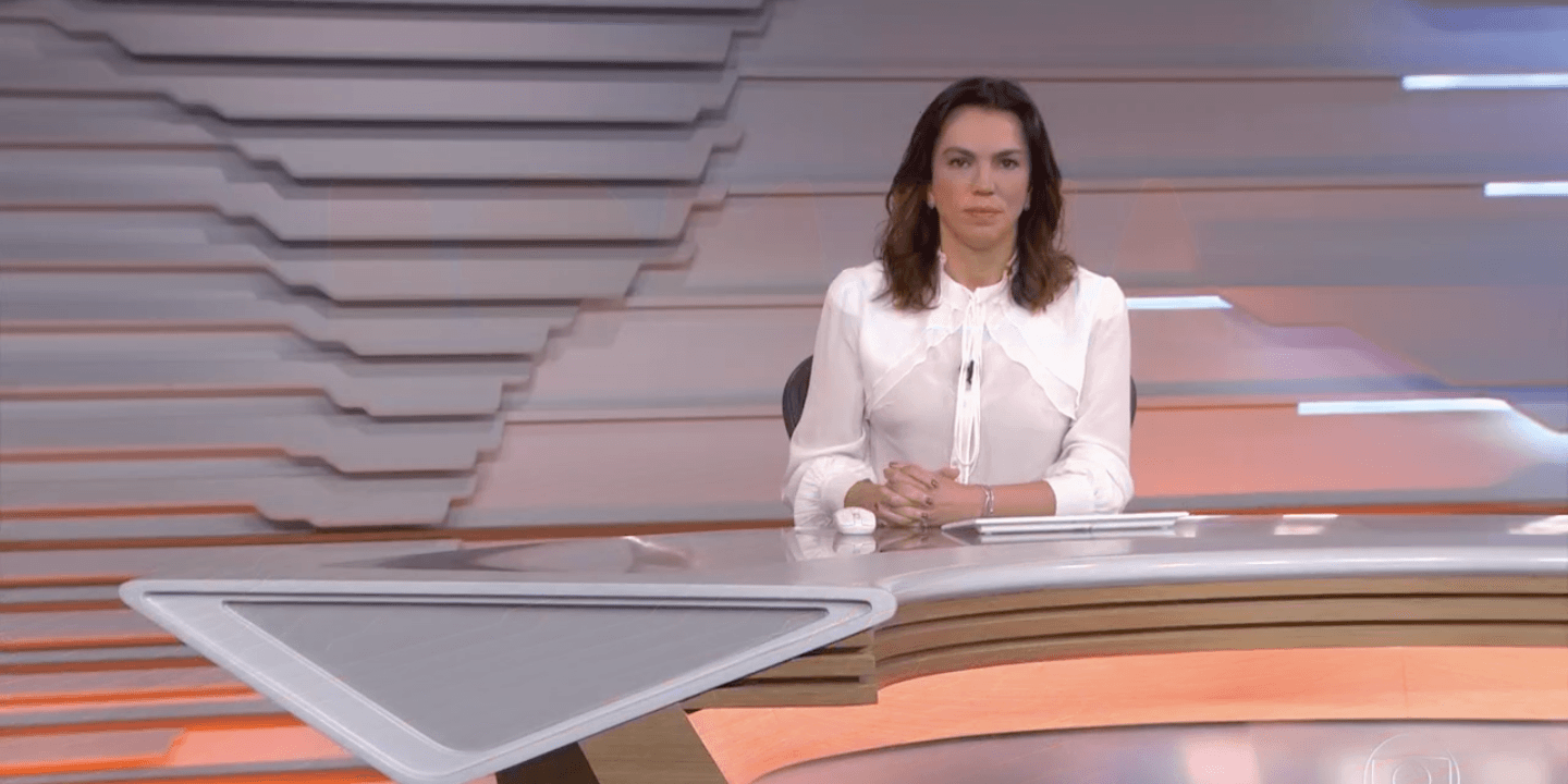 Ana Paula Araújo, âncora do 'Bom Dia Brasil' (Foto: reprodução/Globo)