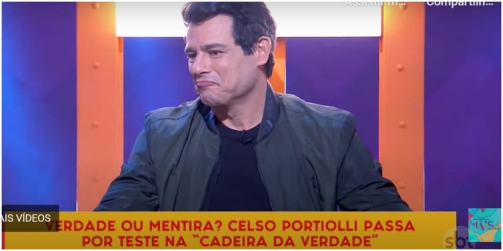 Celso Portiolli fala sobre casamento e é pego na 'mentira'