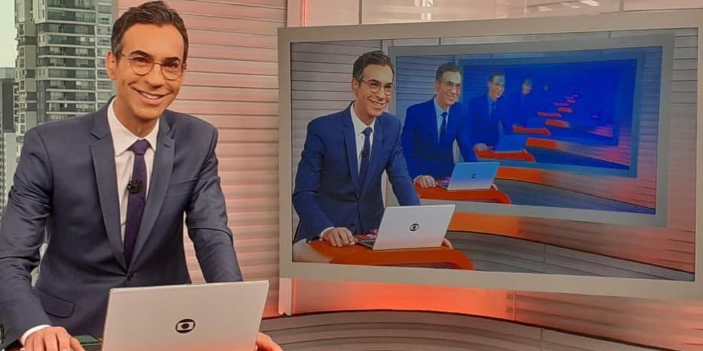 César Tralli pode se tornar um dos grandes nomes do "Jornal Nacional"