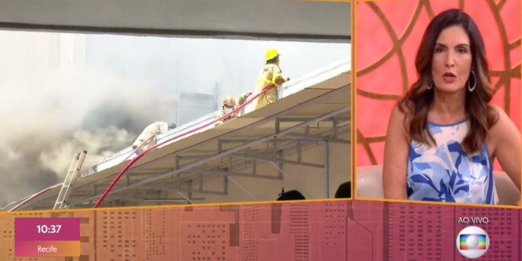 Fátima Bernardes é interrompida ao vivo com notícia urgente e tragédia é anunciada com grito de repórter
