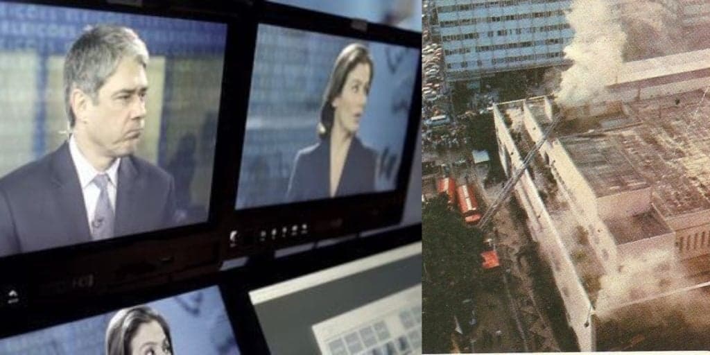 Incêndio na Globo já fez apresentadores saírem do JN