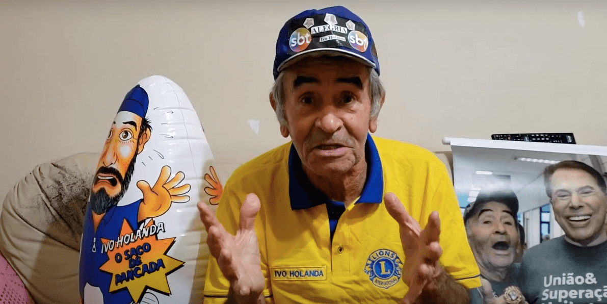 Ivo Holanda surpreendeu ao aparecer em um hospital (Foto: reprodução)