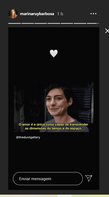 Marina Ruy Barbosa compartilha mensagem (Foto: Reprodução)