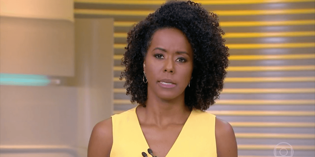 Maju Coutinho para o país com notícia ao vivo no 'Jornal Hoje' e decreta verdade na Globo: "Segurança"