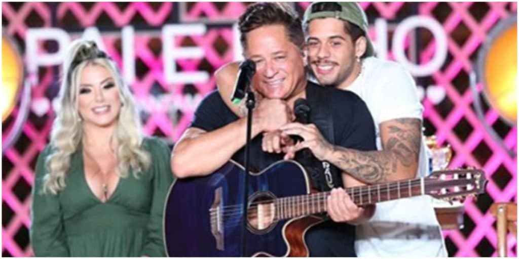 Esposa de Leonardo fala de gravidez da nora