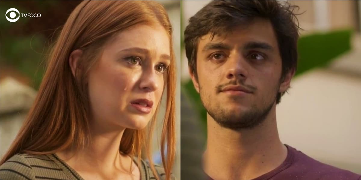 Fotomontagem de Eliza e Jonatas da novela Totalmente Demais Fotomontagem de Eliza e Jonatas da novela Totalmente Demais