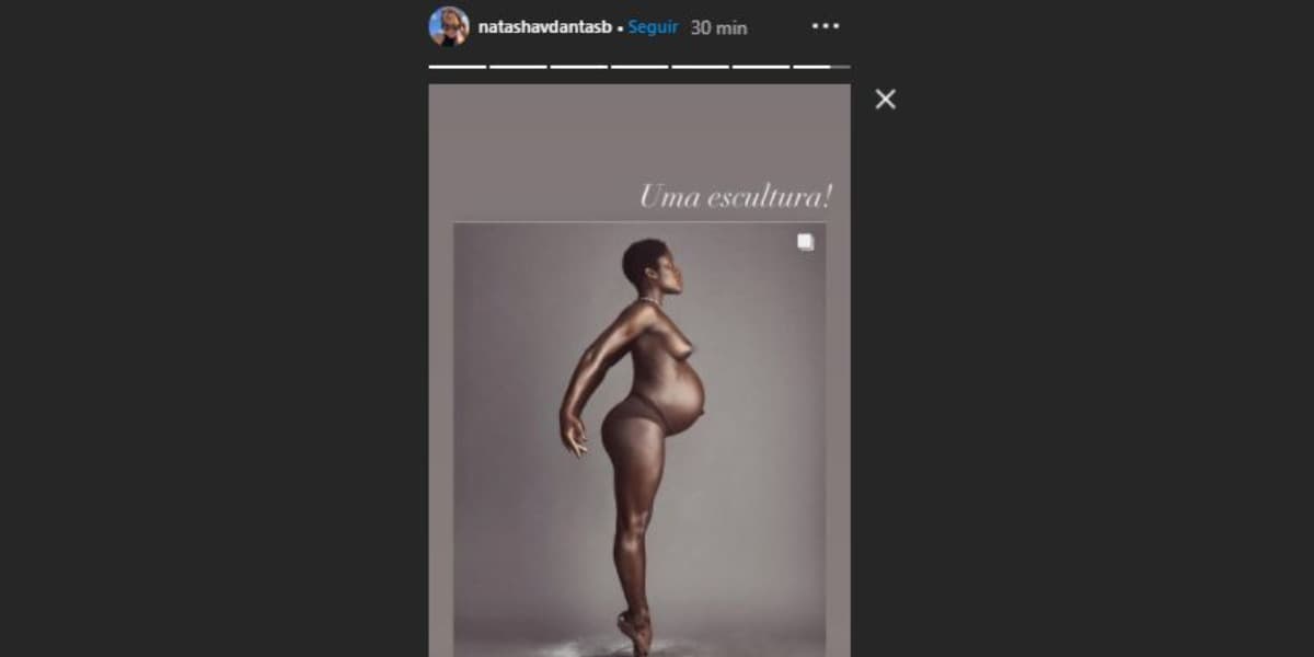 Ingrid Silva foi admirada por Natasha Dantas (Foto: Reprodução/Instagram)