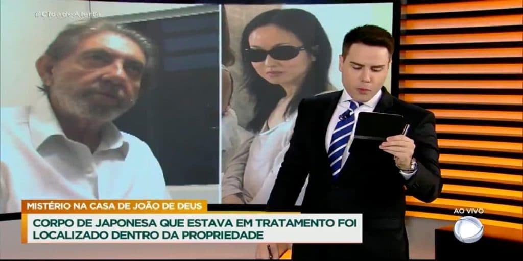 Luiz Bacci mostra mulher encontrada na casa de João de Deus e cena causa desespero ao vivo: “Corpo em decomposição”