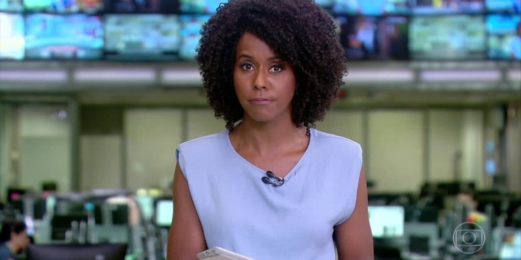 Maju Coutinho debocha de Trump e é cobrada