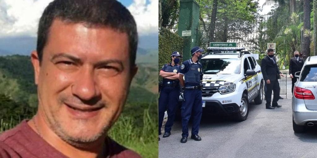 Enterro de Tom Veiga tem confusão na porta de cemitério, impresa é barrada e fotos são divulgadas