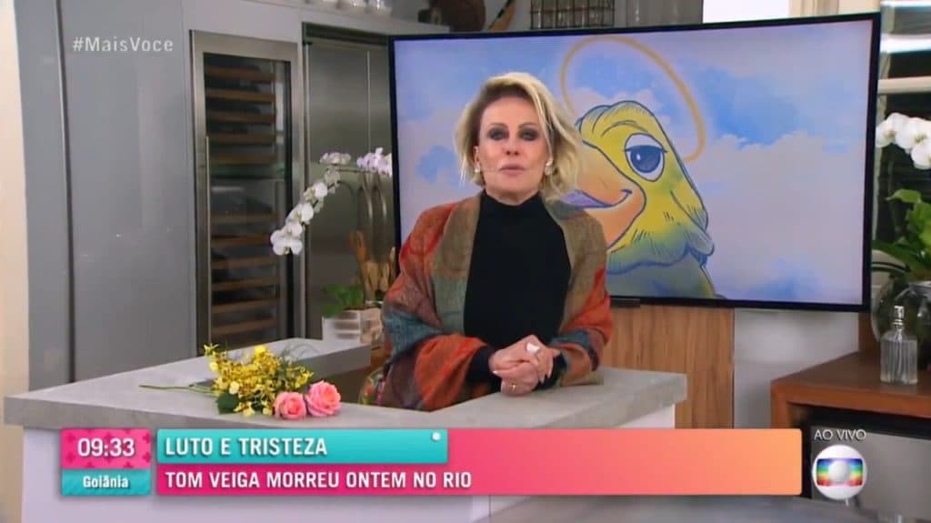 Ana Maria Braga, com voz embargada, coloca santa em programa especial para Louro José
