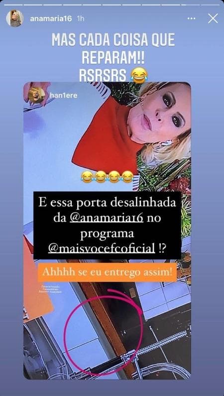 Ana Maria Braga responde internauta