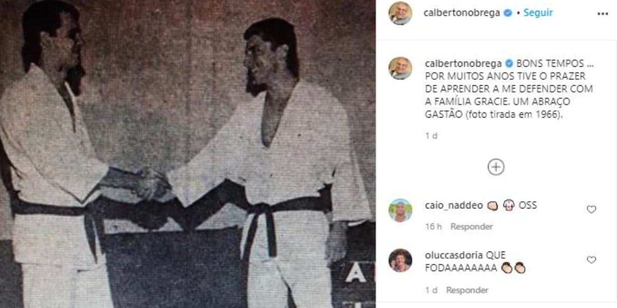 Carlos Alberto de Nóbrega fez postagem do passado (Foto: Reprodução/Instagram) Carlos Alberto de Nóbrega fez postagem do passado (Foto: Reprodução/Instagram)