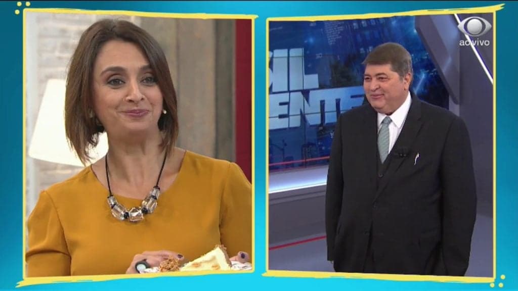Datena entra ao vivo, expõe tristeza de Catia Fonseca e ela arrebenta sobre ter sido derrubada: "Tem que ser forte"