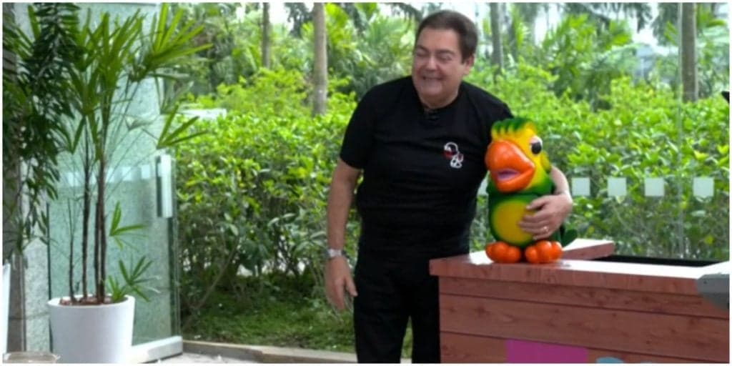 Por ser gravado, Domingão do Faustão não homenageou Tom Veiga