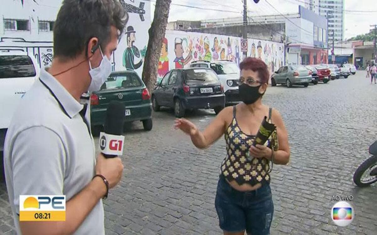 Repórter da Globo foi surpreendido (Foto: Divulgação) Repórter da Globo foi surpreendido (Foto: Divulgação)