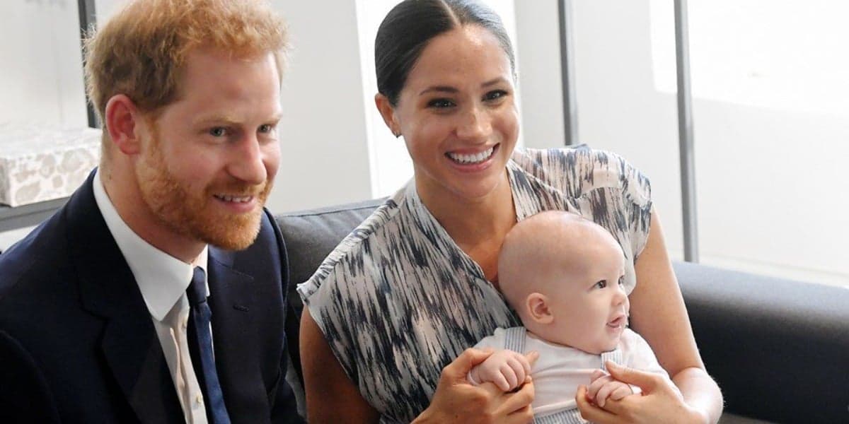 Príncipe Harry, Meghan Markle e Archie (Foto: Reprodução)