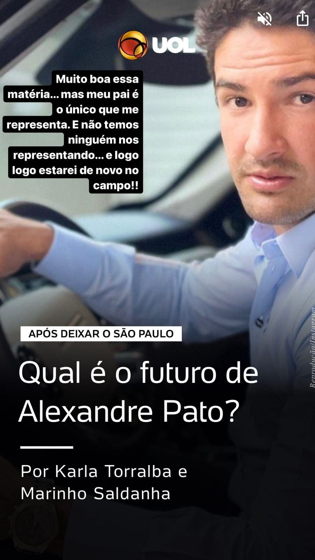 Pato se pronunciou nas redes sociais (Foto: Reprodução/Instagram) Pato se pronunciou nas redes sociais (Foto: Reprodução/Instagram)