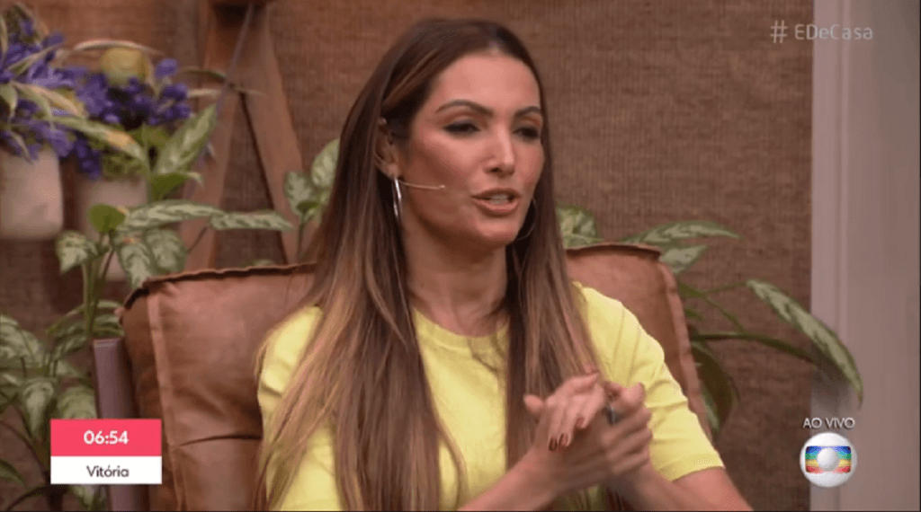 Patrícia Poeta, após notícia de gravidez, sofre queda em público e entra em desespero na Globo: "Socorro"