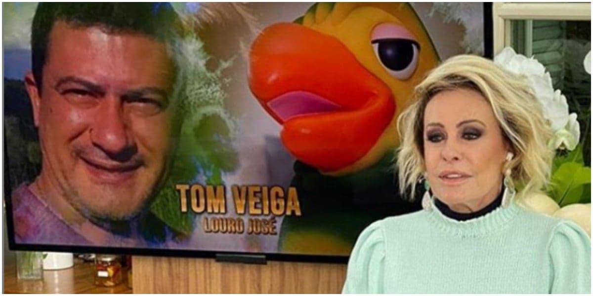 Ana Maria Braga fala ao Fantástico após morte de Tom Veiga (Foto: Reprodução) Ana Maria Braga fala ao Fantástico após morte de Tom Veiga (Foto: Reprodução)
