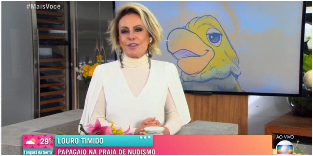 Ana Maria Braga recorda viagem a praia do nudismo e vergonha de Louro José: "Me recuso a ver nua"