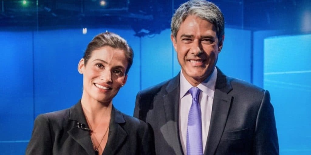 Renata Vasconcellos e William Bonner têm futuro definido na Globo