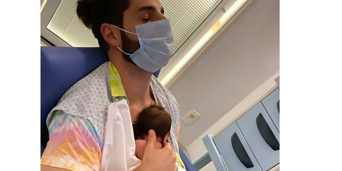 Romana Novais, esposa de Alok, mostra momentos com a filha, Raika, na UTI (Foto: Instagram)