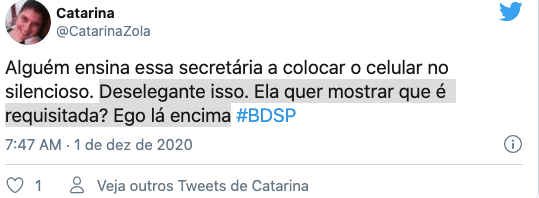 Internautas falam de celular tocando no "Bom Dia Sp"