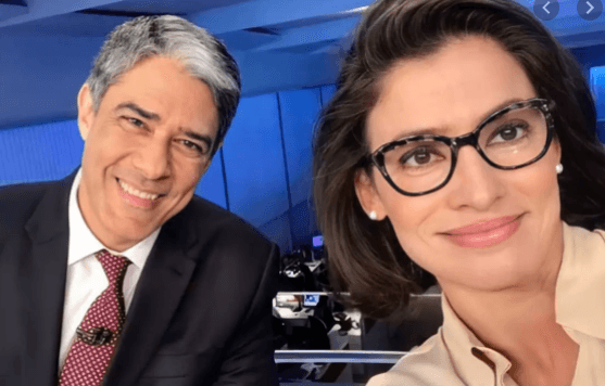 William Bonner e Renata Vasconcellos são processados por Flávio Bolsonaro