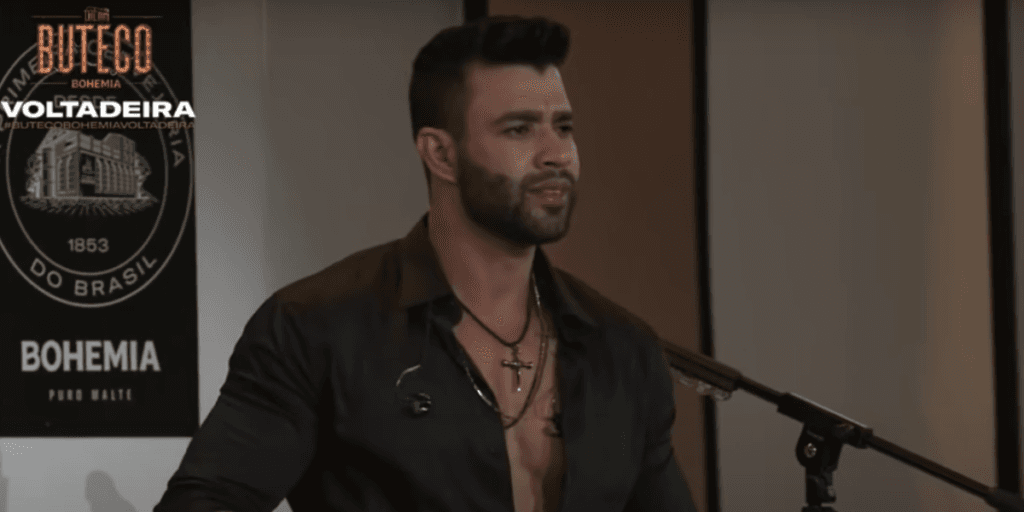 Bruno provoca Gusttavo Lima sobre relação com Andressa Suita