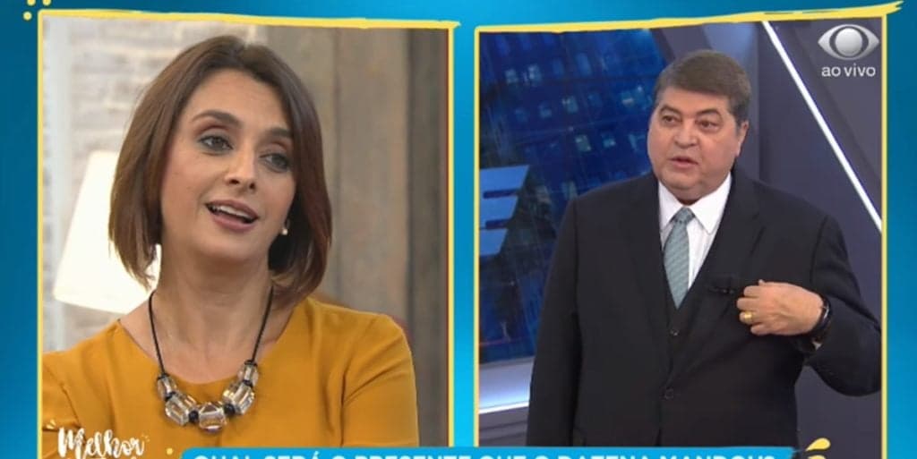 Datena surpreende Catia Fonseca no Brasil Urgente