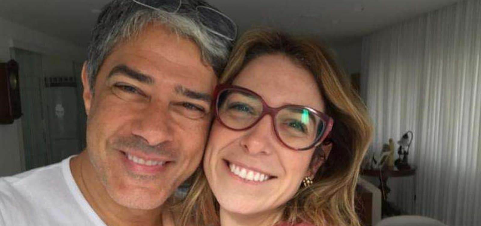 William Bonner e Natasha Dantas (Foto: Reprodução)