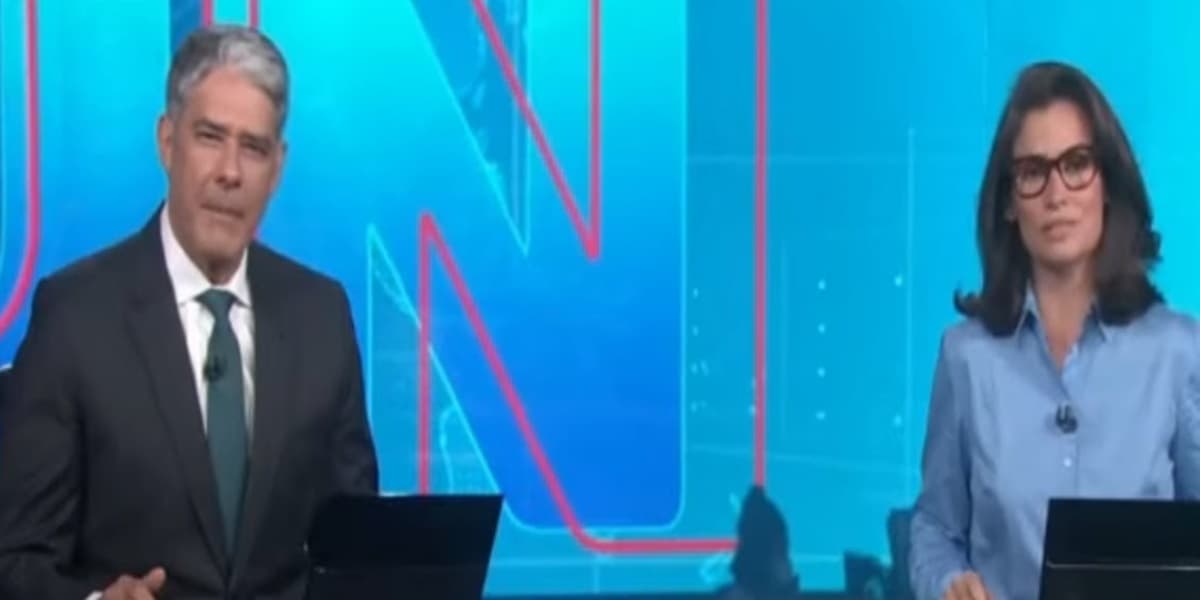 William Bonner e Renata Vasconcellos estão de volta ao Jornal Nacional (Foto: Reprodução)