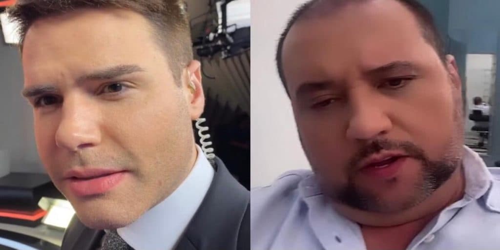 Luiz Bacci diz que “paga” salário de Geraldo Luís na Record e jornalista perde a linha: “Eu vou parar de gravar”