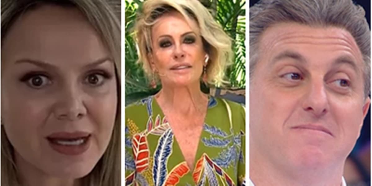 Eliana, Ana Maria Braga e Luciano Huck (Foto: Reprodução) Eliana, Ana Maria Braga e Luciano Huck (Foto: Reprodução)