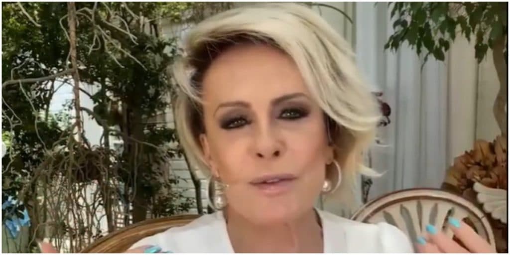 Ana Maria faz Tiago Leifert chorar com presente