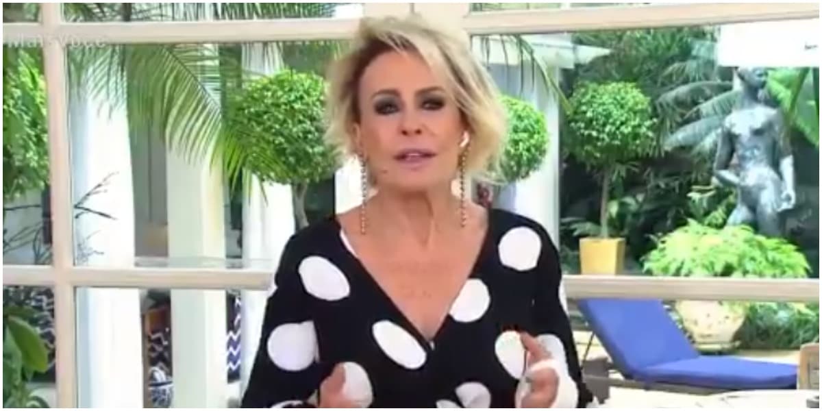 Ana Maria Braga expõe um recado para aqueles que evitam usar máscara (Foto: Reprodução)
