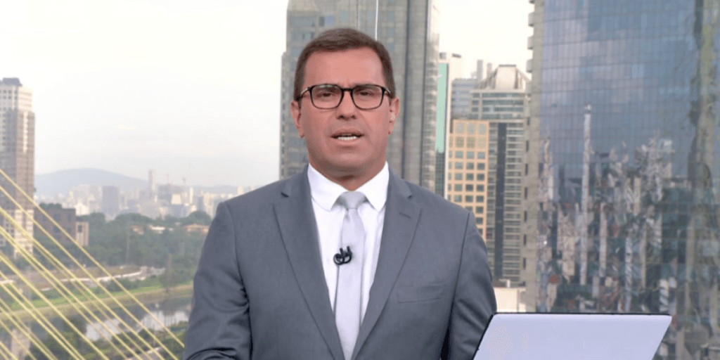 Bocardi tem forte crise ao vivo, agacha no estúdio de jornal e situação é chocante: "Pelo amor Deus"