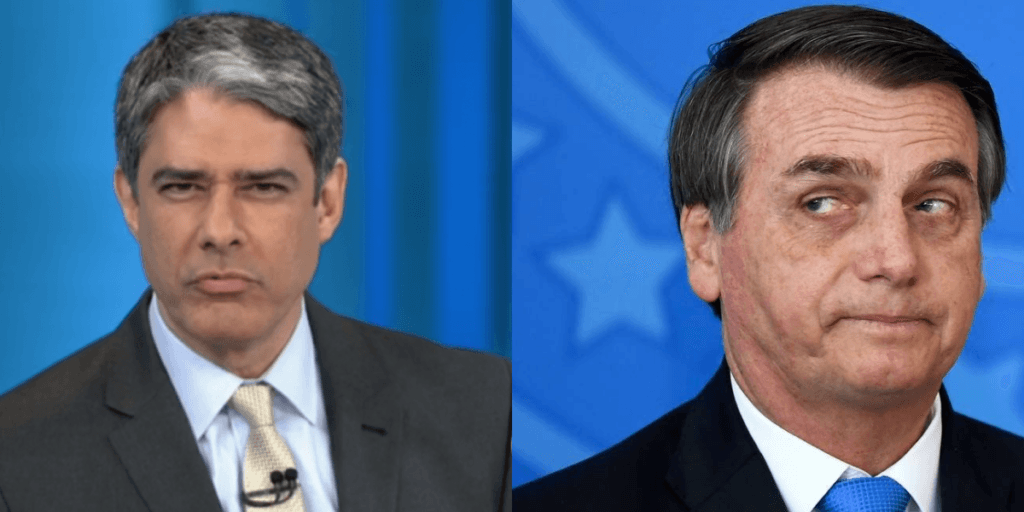 Bolsonaro tira máscara de Bonner, entrega verdade sobre salário de jornalista e sobra até para Renata: "O dobro"