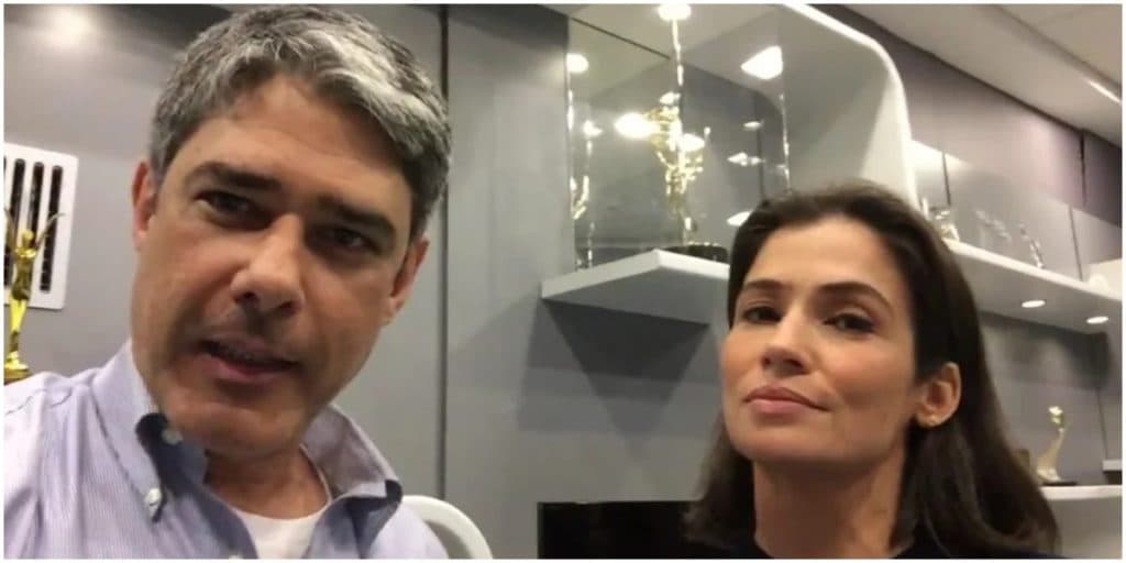 Bonner e Renata terão que depor por conta de Flávio Bolsonaro