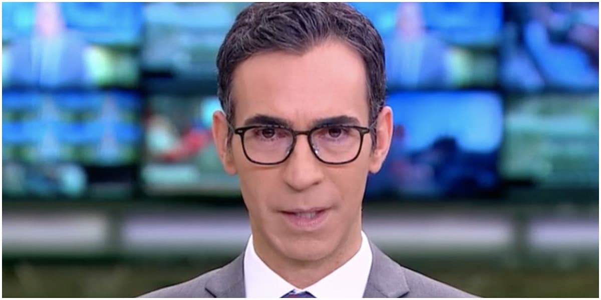 O jornalista Cesar Tralli, um dos maiores nomes da Globo - Foto: Reprodução O jornalista Cesar Tralli, um dos maiores nomes da Globo - Foto: Reprodução