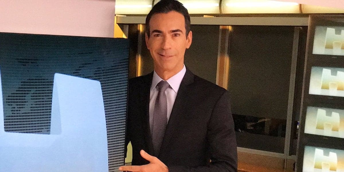 Cesar Tralli no "Jornal Hoje" (Foto: Divulgação/TV Globo) Cesar Tralli no "Jornal Hoje" (Foto: Divulgação/TV Globo)