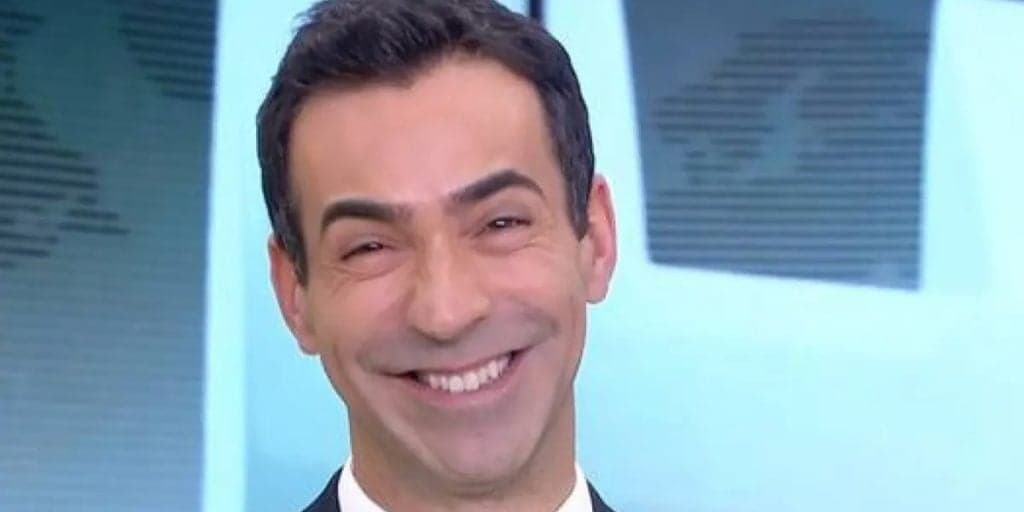 César Tralli sofre com "gafe" em GC de jornal: "Cornavirus"