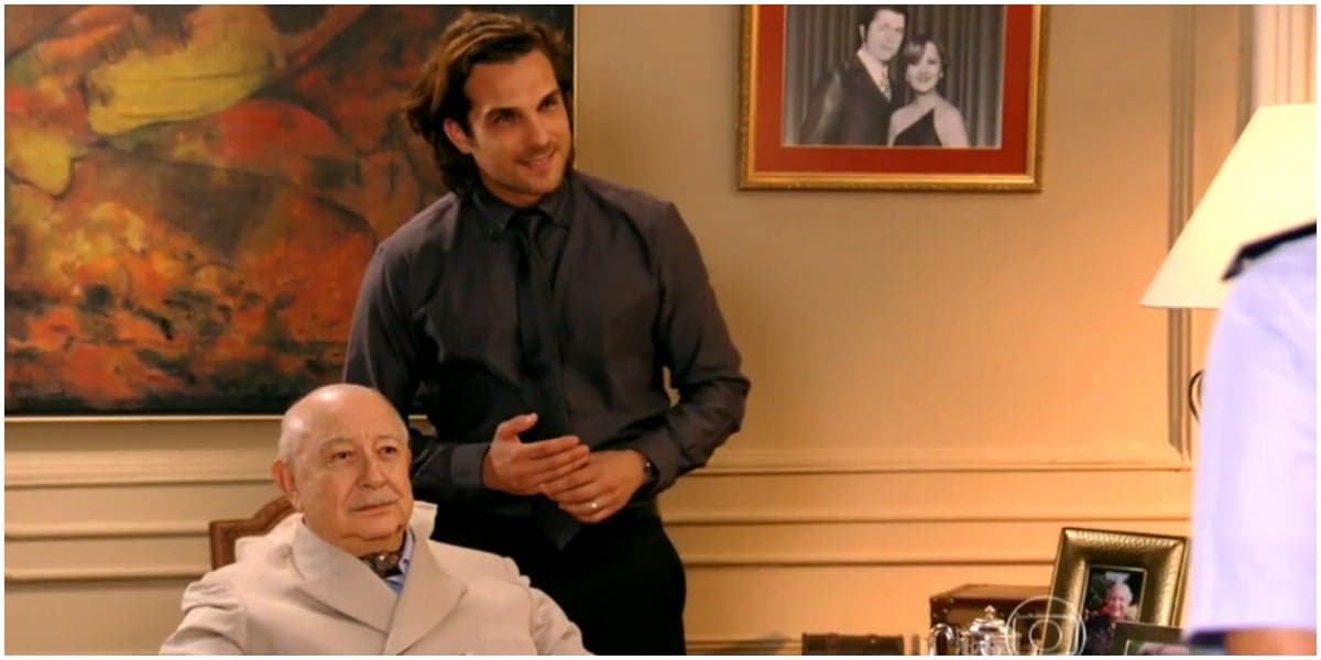 Dionísio e Alberto na novela Flor do Caribe - Foto: Reprodução