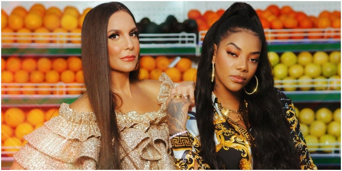 Ivete Sangalo ao lado de Ludmilla - Foto: Reprodução