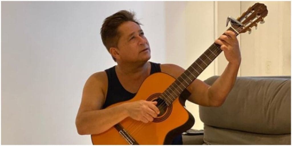 Leonardo se recupera da Covid junto da esposa e sogra