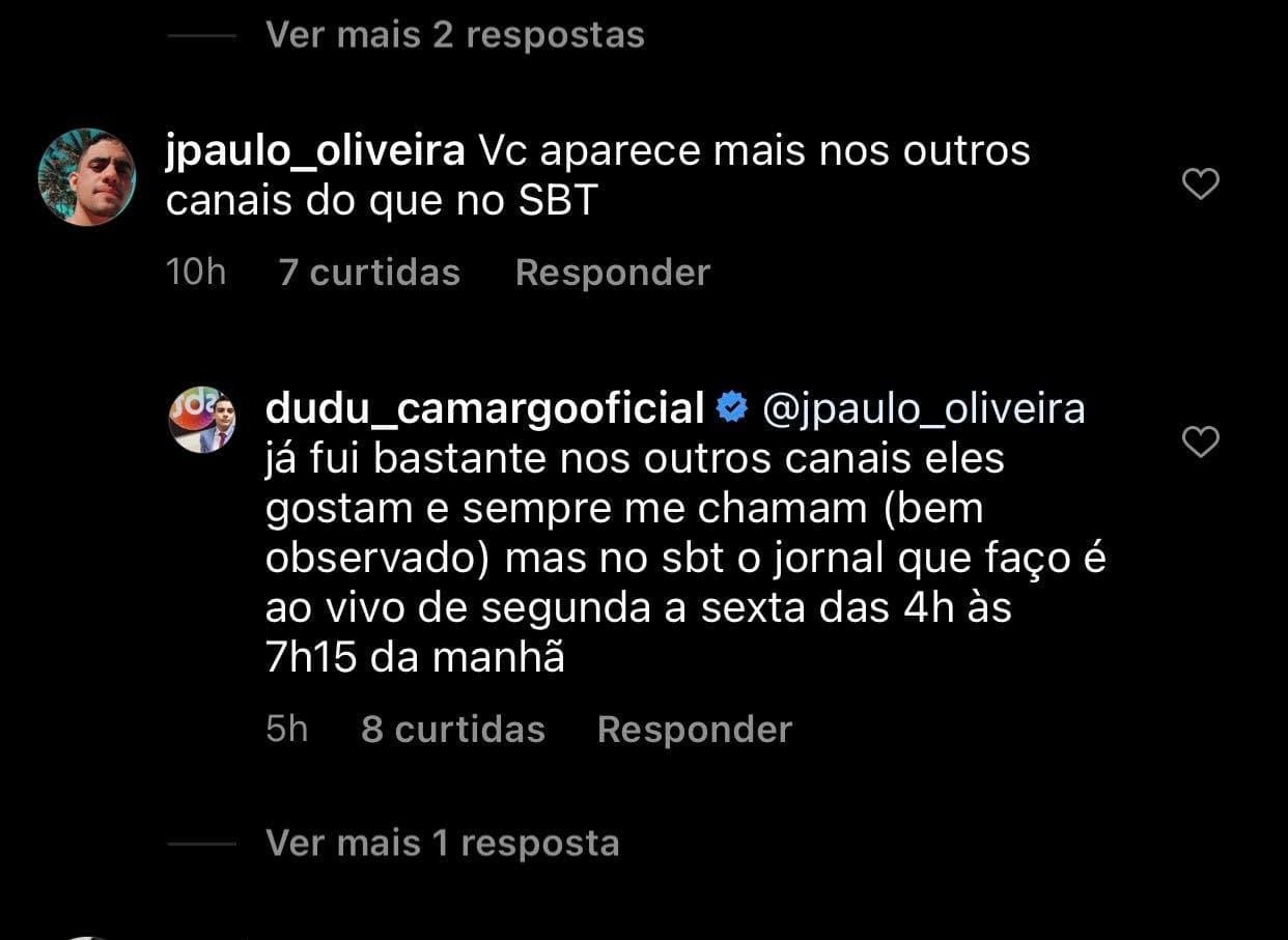 Dudu Camargo fala sobre preferência de novelas (Reprodução)