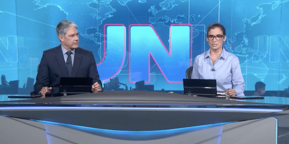 Jornal Nacional, da Globo (Reprodução)