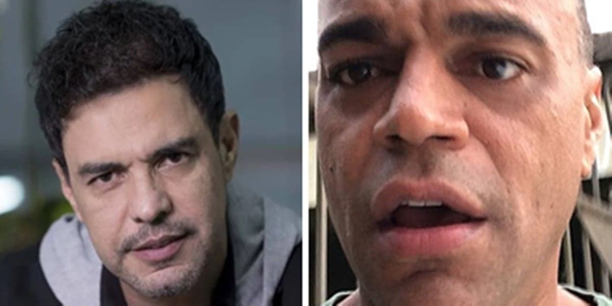 Zezé di Camargo apareceu em vídeo aos gritos em mansão de Denilson (Foto: Montagem/TV Foco) Zezé di Camargo apareceu em vídeo aos gritos em mansão de Denilson (Foto: Montagem/TV Foco)